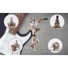 Unxuey Electric Guitar Wiring Harness Kit 2V 2T 3 Way