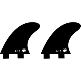 Liquid Force S 3.4 Dual tab wakesurf fin Set