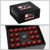 J2 Engineering 16Pcs 7075 Aluminum Open End M12 x 1.25