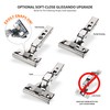 Rok Titus Kitchen Cabinet Hinge with 0mm Mounting Plate 110