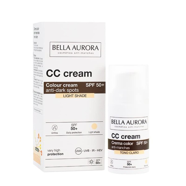 BELLA AURORA CC Cream Anti-Manchas SPF50+ Light 30 ml