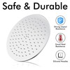 Round Rainfall Shower Head 9.8-Inch Large Overhead Fixed Rain Showerhead
