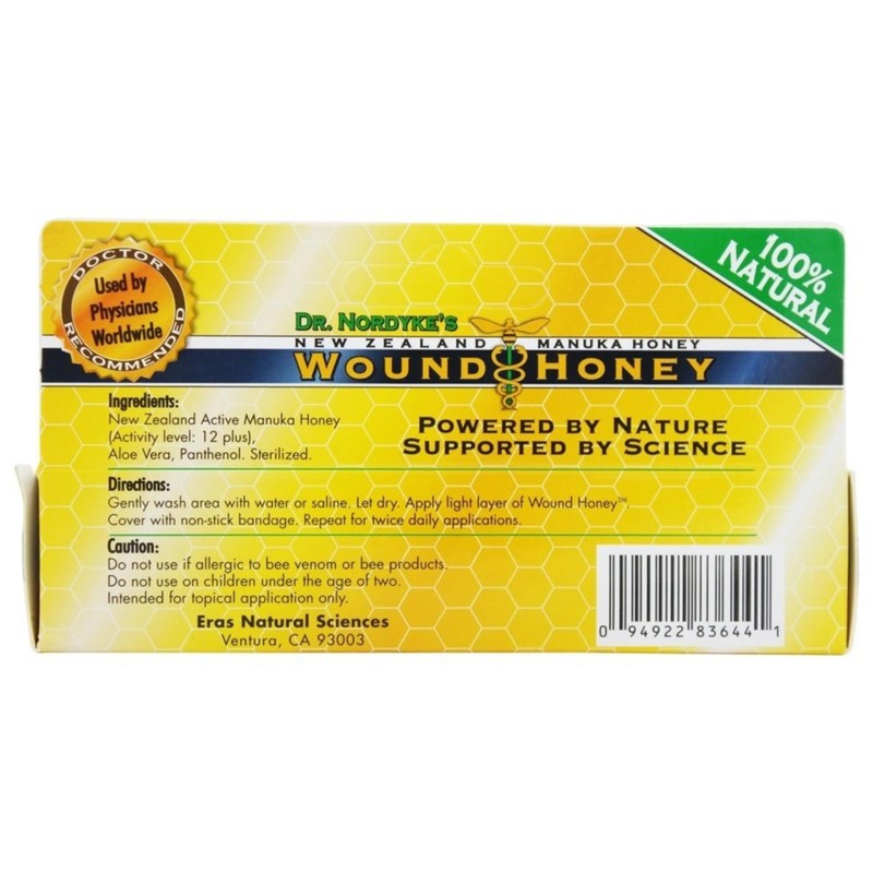 Eras Natural Sciences Wound Honey - Manuka Ointment with Aloe,