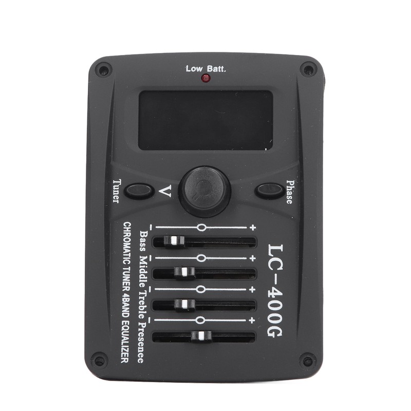 Acoustic Guitar 4 Band Equalizer EQ Preamps Piezo Pickup Chromatic