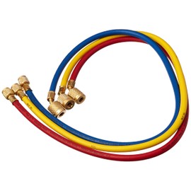 Yellow Jacket 22983 45 Degree SealRight Fitting, 36", Red/Yellow/Blue (Pack of 3)