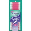 Swisspers Cotton Swabs 500 Count (Hot Color) (3 Pack)