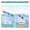 Manual Bilge Pump for Boats Kayak Canoe - Portable Siphon