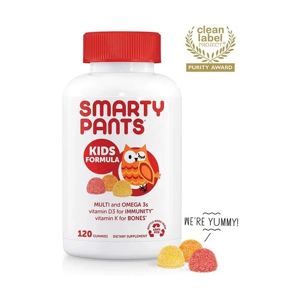 Smarty Pants Multivitaminico Infantil Vitaminas Niños Eg S2 Sabor Frutas