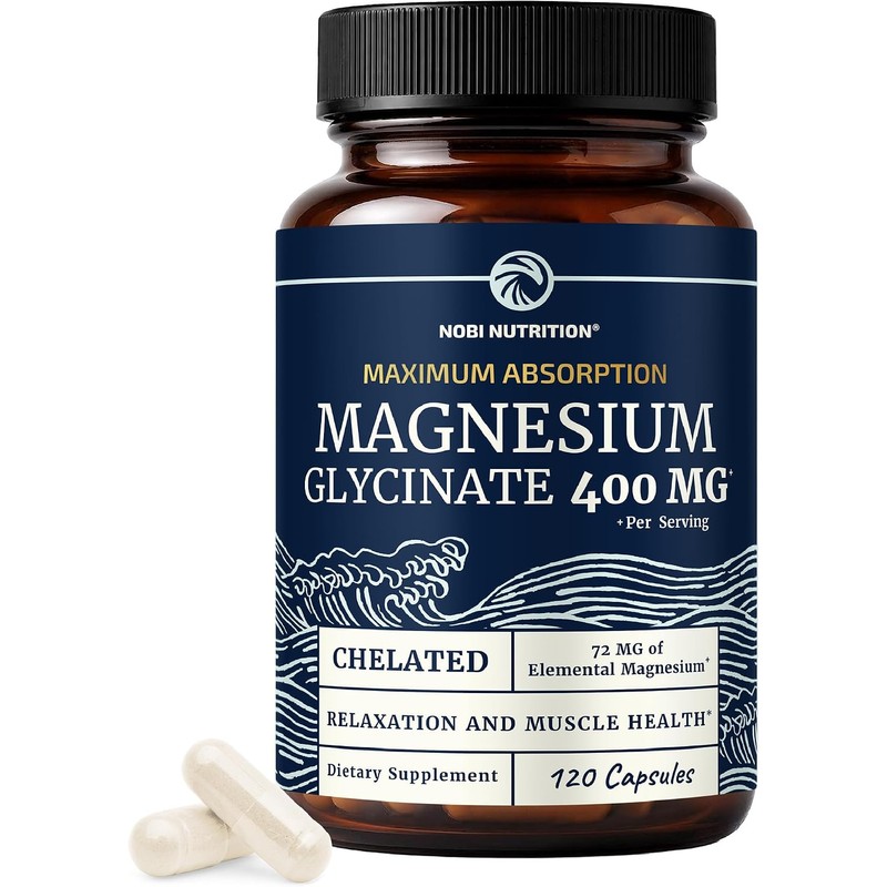 Nobi Nutrition Glicinato de Magnesio 400 Mg