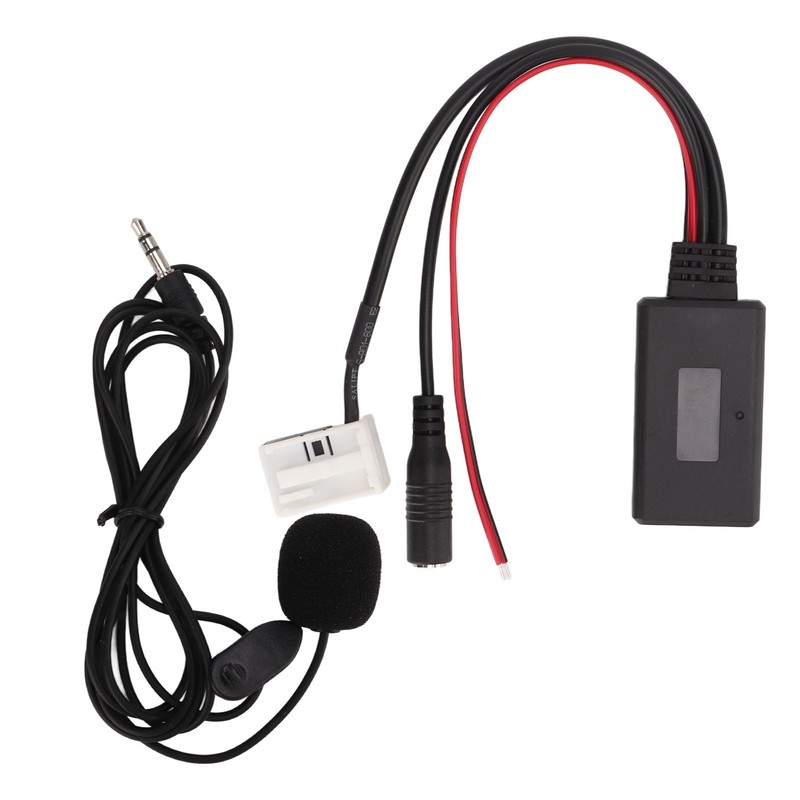 12 Pin AUX Adapter Hands Free Microphone Kit Wireless Bluetooth