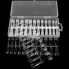 Fingooo Nail Tips, Clear, 240 Pieces, Long, Ultra Thin, Clear,