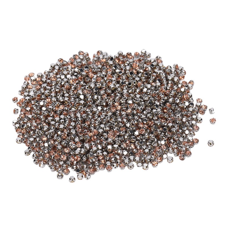 1440pcs Bulk Flatback Steel Back Rhinestones Cute Craft Rhinestones for