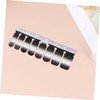 Healeved 48pcs Black Gradient Shade Nail Sticker Full Cover Fake