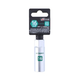 Takagi SPS3-16 Spark Plug Socket 0.37 inch (9.5 mm) Square 0.6 inch (16 mm)