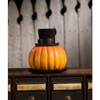 Bethany Lowe Dr. Jekyll Pumpkin Jack-O-Lantern, Resin, Orange, TD3147