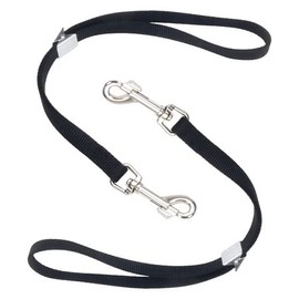 Coastal Pet - Adjustable Nylon Dog Grooming Loop 3/8" x 18", Black - 2 Pack