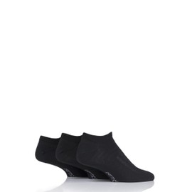 SOCKSHOP PermaCool Mens and Ladies Evaporation Cooling Trainer Socks Pack of 3 - Black 12-14 Unisex