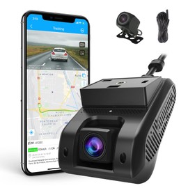 4G Live Video Dash Cam JC261, ADAS Front and Rear Camera, Built-in GPS Tracking Driving with SOS Alert, Fence Alert, 180-Day Playback, 24H Monitor Remotely