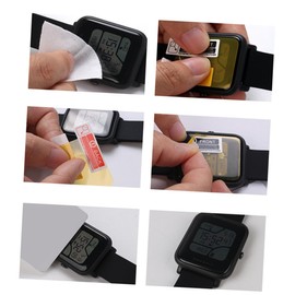 WOONEKY 5pcs Tpu Screen Protector for Youth Smartwatch High Definition Anti-scratch Film Easy Bubble Installation Fit for Watch Display