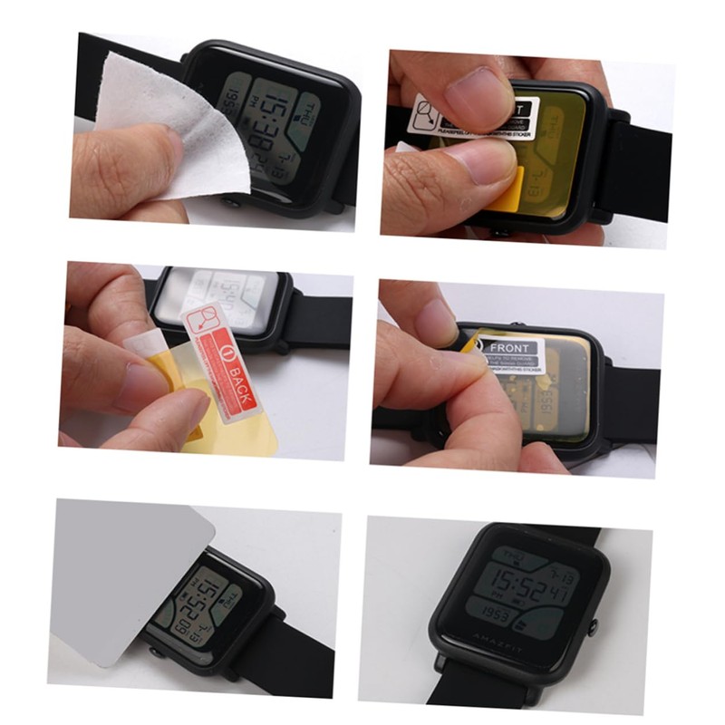 WOONEKY 5pcs Tpu Screen Protector for Youth Smartwatch High Definition