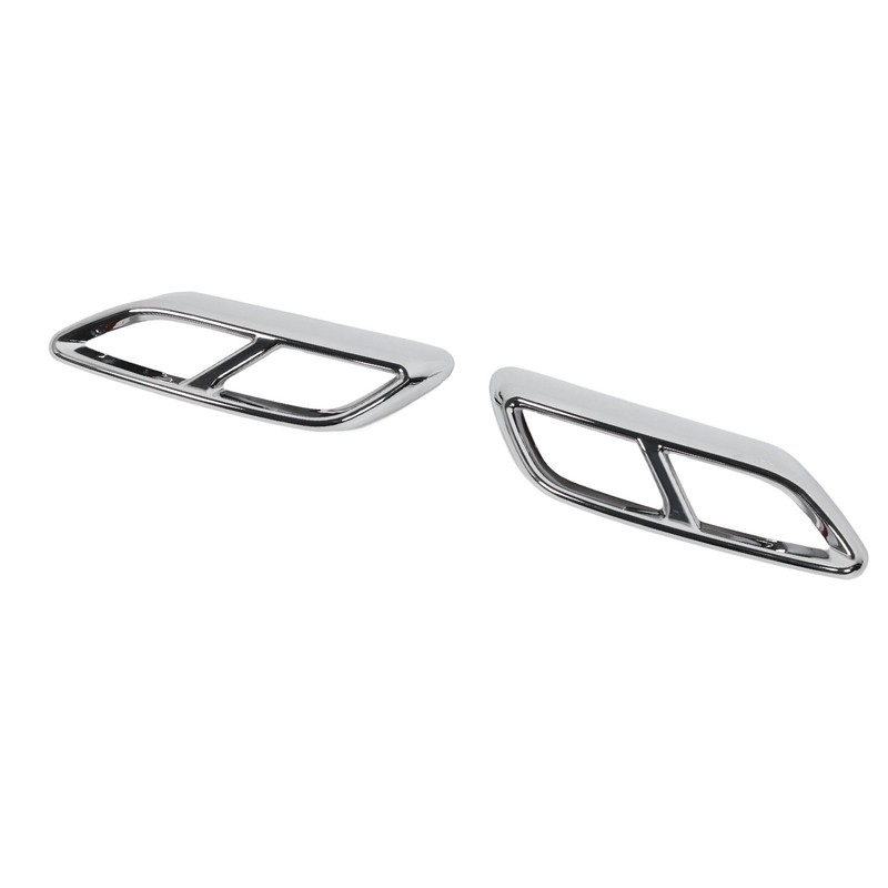 2PCS Exhaust Muffler Tail Pipe Cover Left Right Decorative Tail