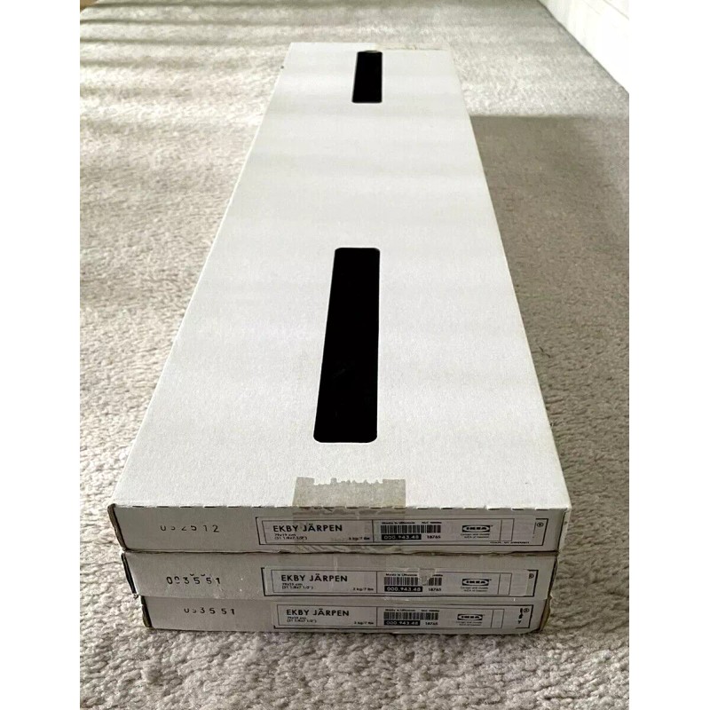 Ikea Ekby Jarpen Black Shelf 000.943.48 79x19cm 31 1/8 x