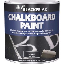 Blackfriar BKFBBP250 Chalkboard Paint 250 ml, Black