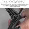 Fiber Optic Cable Stripper, Horizontal Cutting Longitudinal Slitting Fiber Stripping