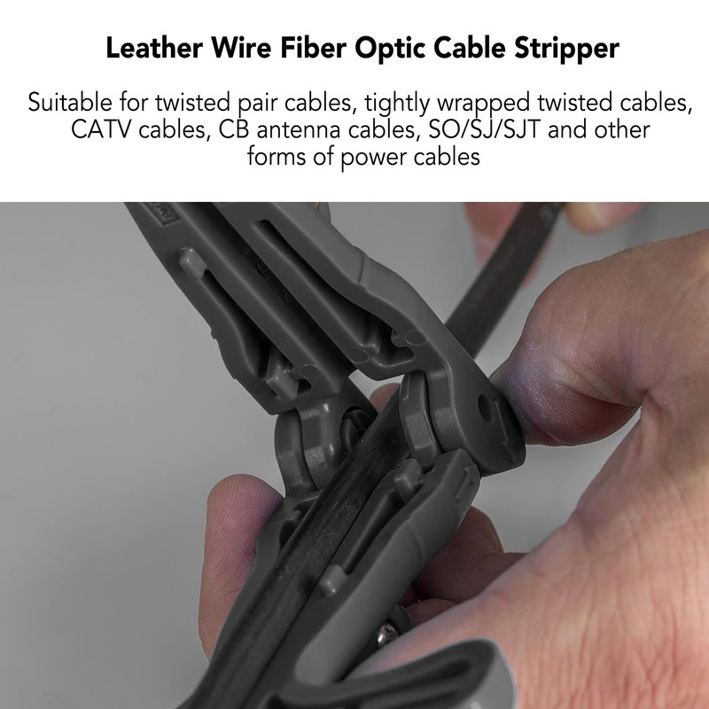 Fiber Optic Cable Stripper, Horizontal Cutting Longitudinal Slitting Fiber Stripping