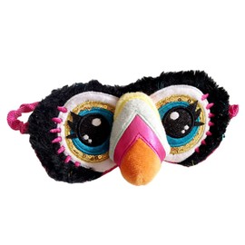 TOVINANNA Adorable Animal Pattern Eye Mask for Sleeping Soft Plush Night Mask for Women for Travel Hotels and Light Blocking Great Idea