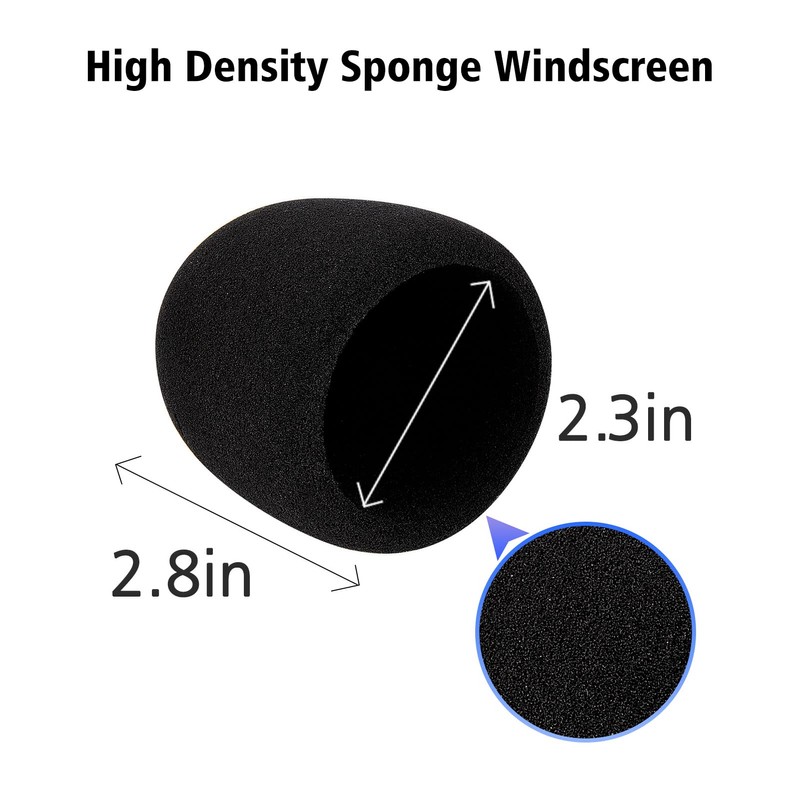 Windscreen Pop Filter Mic Cover Fits Blue Yeti and Other