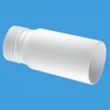 McAlpine MAC-EXTB Straight Extension MACFIT-3�"/90mm Outlet Size, White