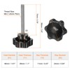 sourcing map 2pcs Star Knobs M8 x 70mm 304 Stainless