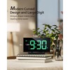 GOLOZA Digital Alarm Clock for Bedrooms, Digital Clock with Customizable