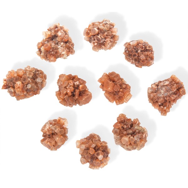 JIC Gem 10 pcs 2-3cm Natural Large Aragonite Cluster Healing