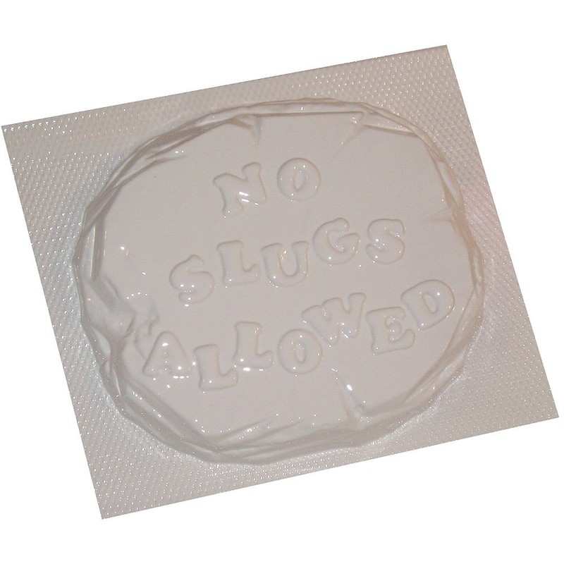 dennycraftmoulds 2 x Concrete Molds No Slugs Allowed Grow You