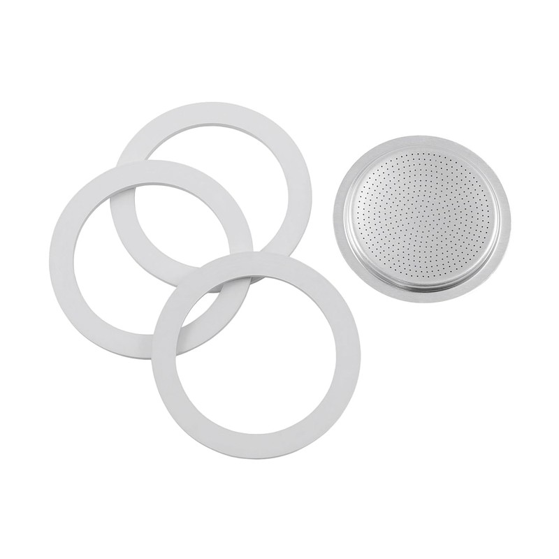 Bialetti Replacement Gasket & Filter for 6 Cup Espresso Maker