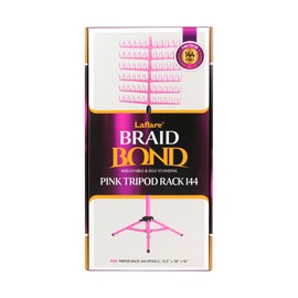 Laflare Standing Braid Hair Organizer – 144 Pegs Hair Extension Holder, Divider & Display Stand for Hair Braiding, Height Adjustable Rack, Easy to Assemble