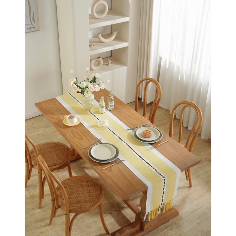 Aomiro Table Runner, Nordic, Stylish, Table Center Cloth, Table Center,
