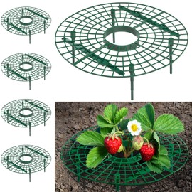 arbxvnr 5 Sets of 30 cm Wide Strawberry Planting Stand Set, Size Retractable Sturdy Strawberry Planting Stand, Garden Strawberry Stand, Strawberry Support Stand Strawberry Holder (5pack)
