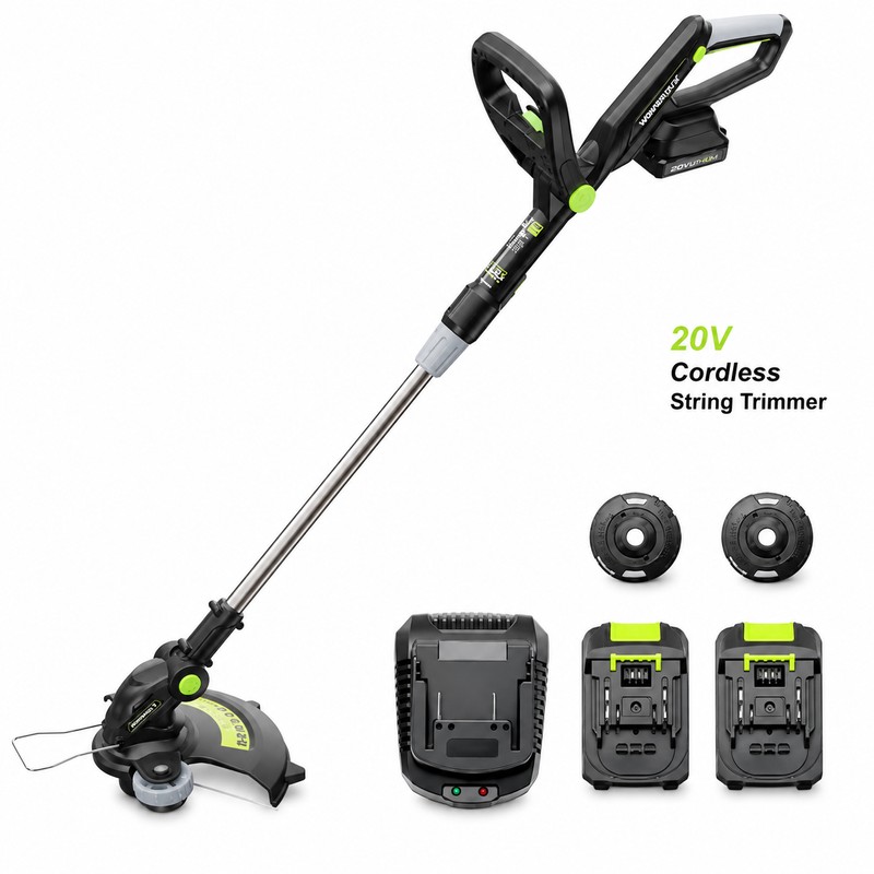 20V Cordless String Trimmer for Lawn Care – Lightweight Battery