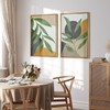 SIGNFORD Framed Canvas Print Wall Art Set Geometric Mid-Century Plant