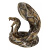 Rustic Western Coiled Diamondback Rattlesnake Snake Double Wine Bottles Holder