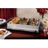 Elite Gourmet EWM-6171# Triple 3 x 2.5 Qt. Trays, Buffet