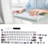 Keycaps PBT 5Sided Sublimation 71 Keys Keyboard Caps for Mechanical