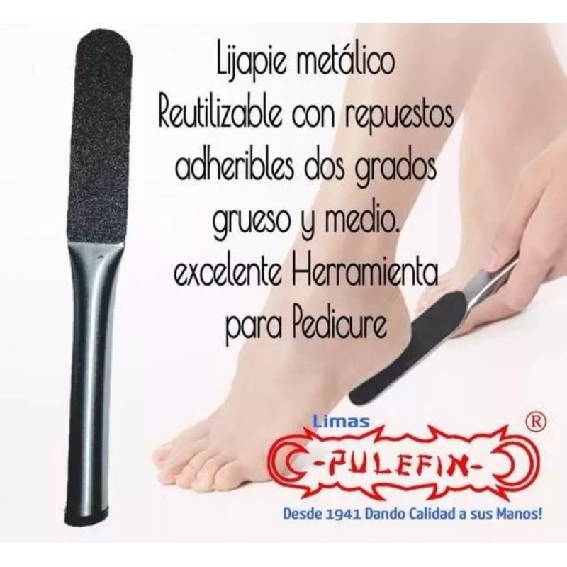 Pulefin Lijapie Metálico Y Repuestos Dos Bolsas