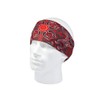 Ruffnek CLASSIC RED & BLACK PAISLEY BANDANA MULTI SCARF Multifunctional