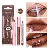MooGlamor 3 Pcs Matte Lipstick Lip Liner Stain Pencil Set