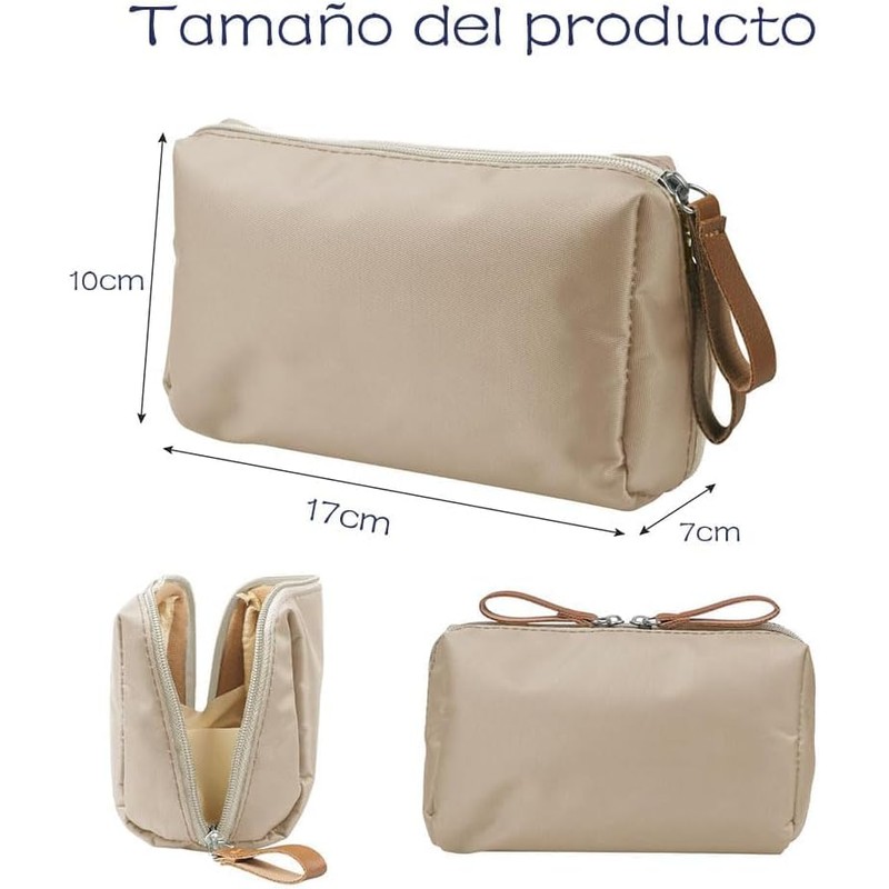 GeorgeX Bolsa de Maquillaje de Viaje para Mujer, Estuches de