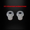 Ampper 3/8"-16 Thread Female Lead Battery Terminal Post Adapter Battery